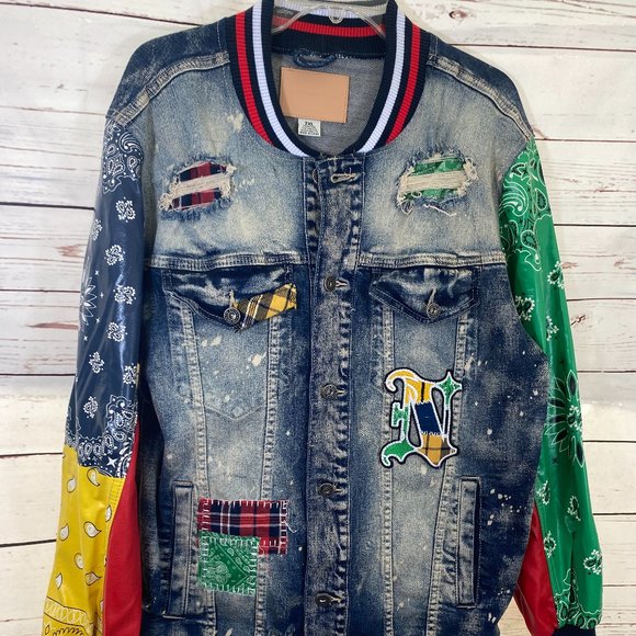 Smoke Rise Denim Co Other - Smoke Rise DNM Co Denim Decor Coat NWOT Men's Size 2XL